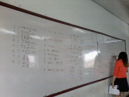 Teaching at the school